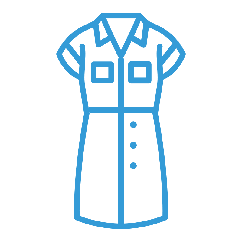 女性用ドクターコート